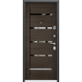Входная дверь Delta 112 DL-2 DC 1 Mirror CT Wood Dark Brown