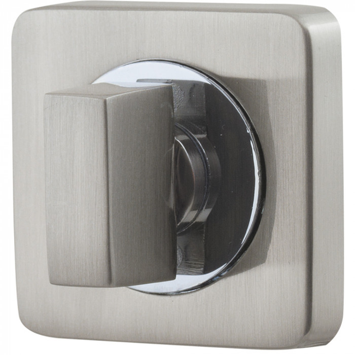 Ручка поворотная Armadillo (Армадилло) WC-BOLT BK6/SQ-21SN/CP-3 матовый никель/хром