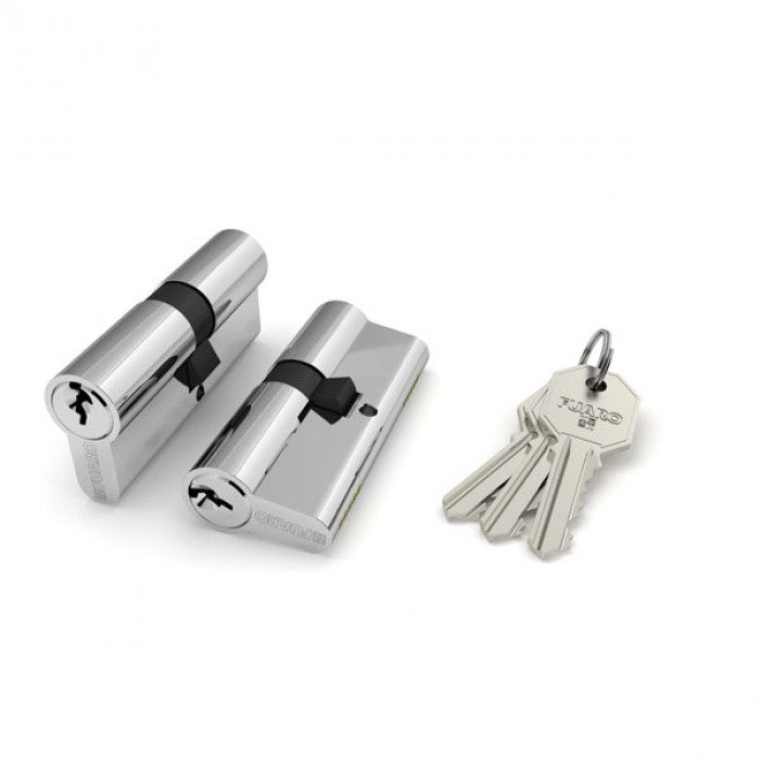 Цилиндровый механизм Fuaro (Фуаро) 100 CA 65 mm (25+10+30) CP хром 3 кл.