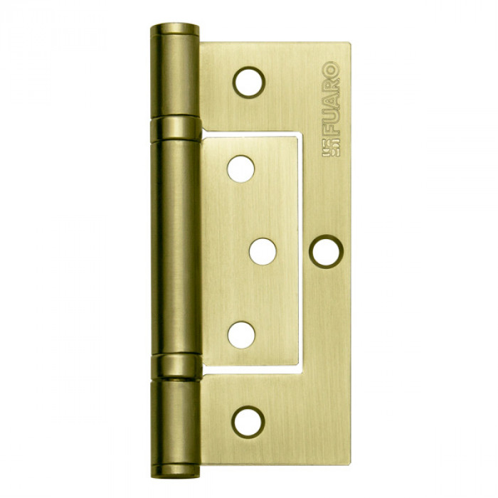 Петля универсальная Fuaro (Фуаро) без врезки 300-2BB 100x2,5 SB (мат. золото)