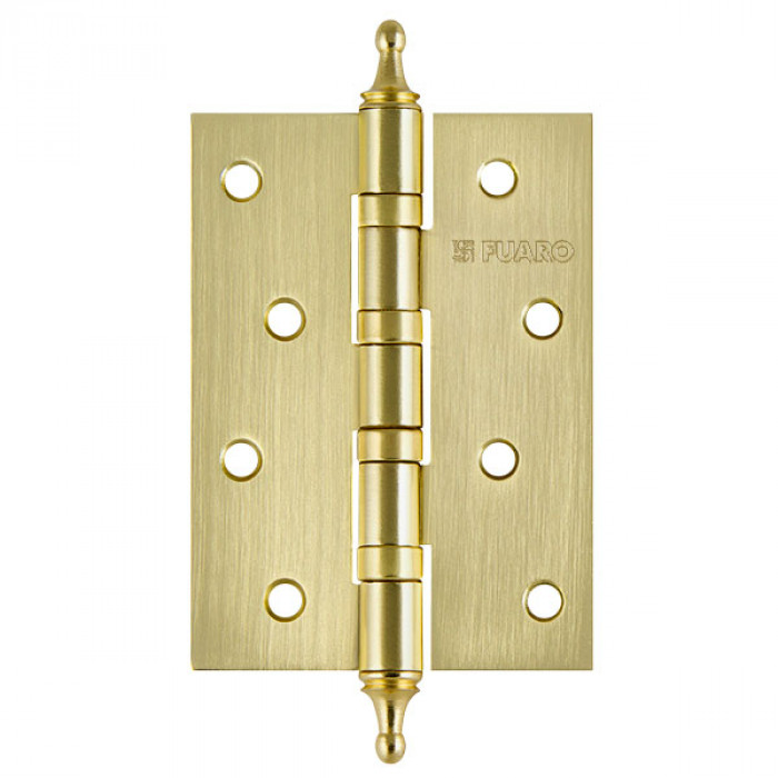 Петля универсальная Fuaro (Фуаро) 4BB/A/BL 100x75x2,5 SB (мат. золото) БЛИСТЕР