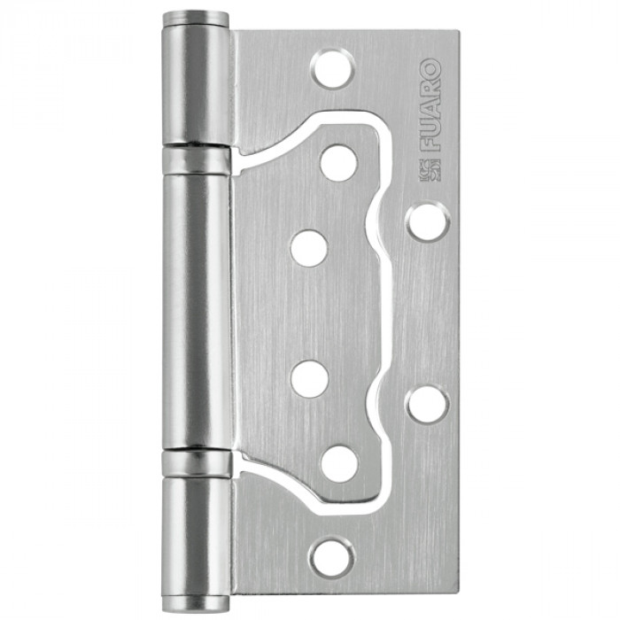 Петля универсальная Fuaro (Фуаро) без врезки 500-2BB/BL 100x2,5 SC (мат. хром) БЛИСТЕР