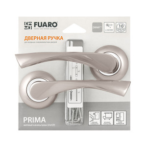 Ручка раздельная Fuaro (Фуаро) PRIMA RM/HD SN/CP-3 матовый никель/хром